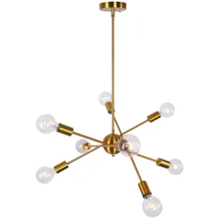 Modern Globe Linear Sputnik Chandelier
