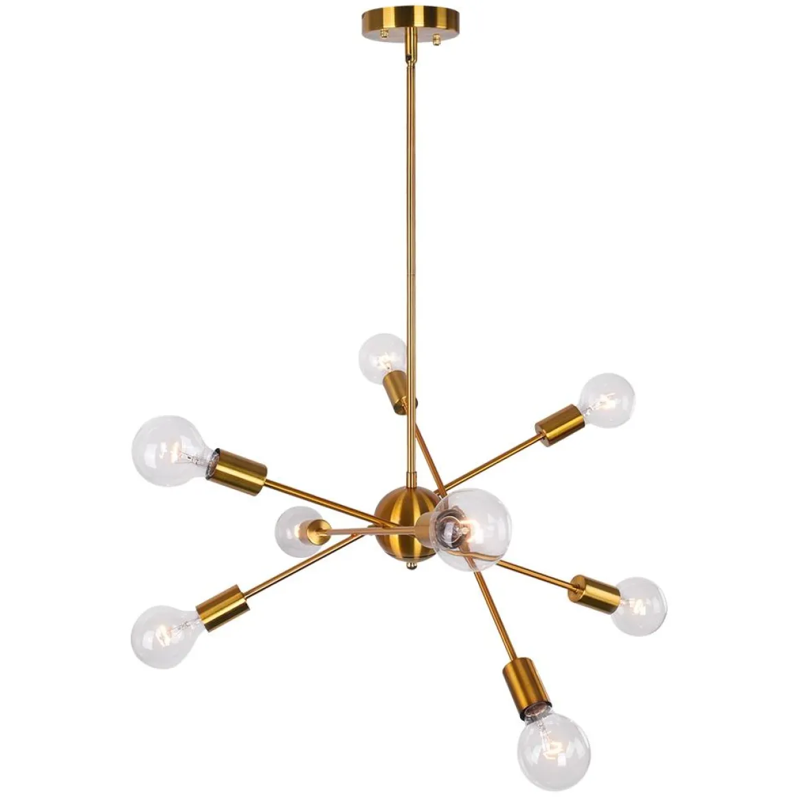 Modern Globe Linear Sputnik Chandelier