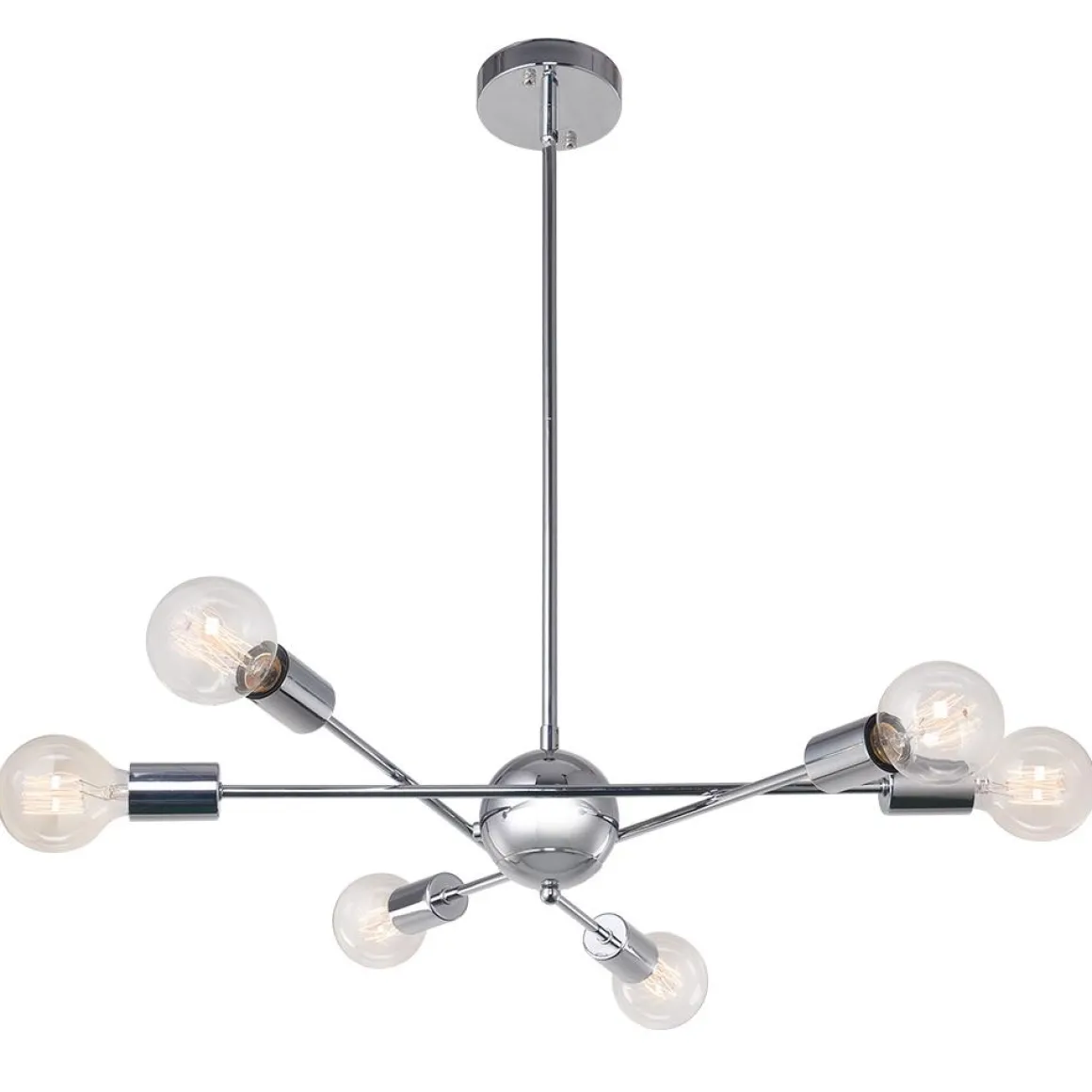 Modern Globe Linear Sputnik Chandelier