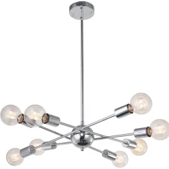 Modern Globe Linear Sputnik Chandelier