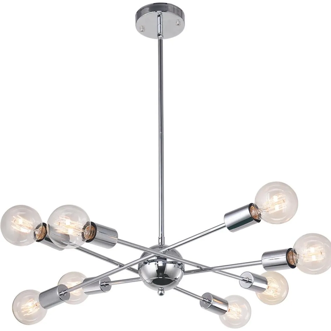 Modern Globe Linear Sputnik Chandelier