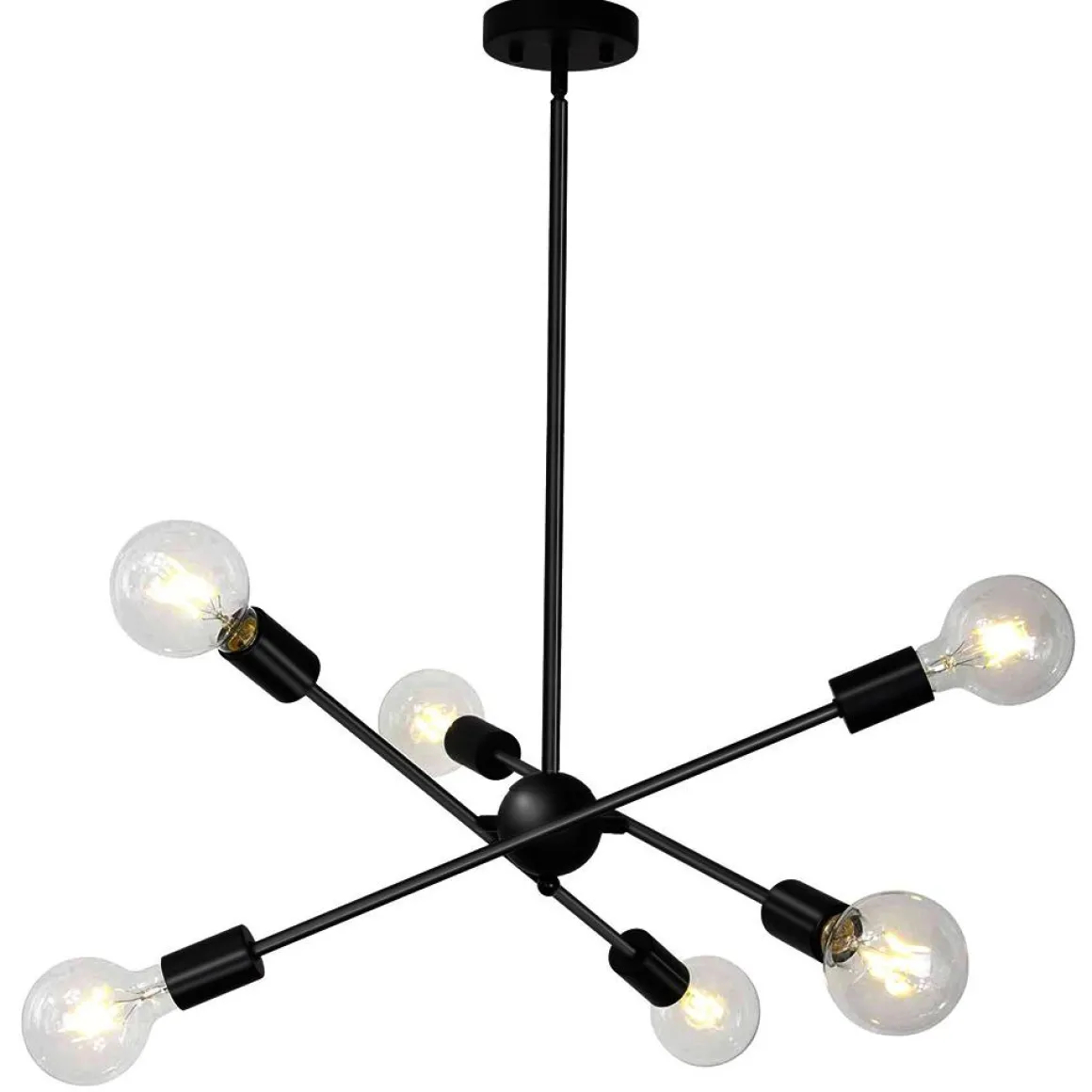 Modern Globe Linear Sputnik Chandelier