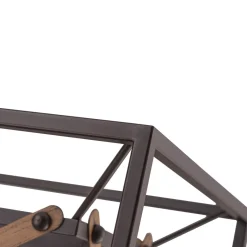 Modern Industrial Cross Linear Island Chandelier