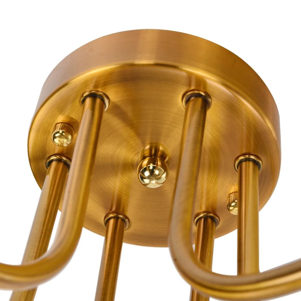 Modern Industrial Semi Flush Sputnik Light