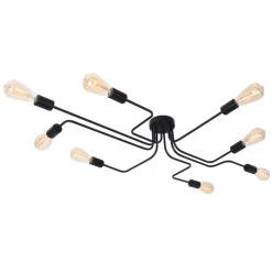 Modern Industrial Semi Flush Sputnik Light