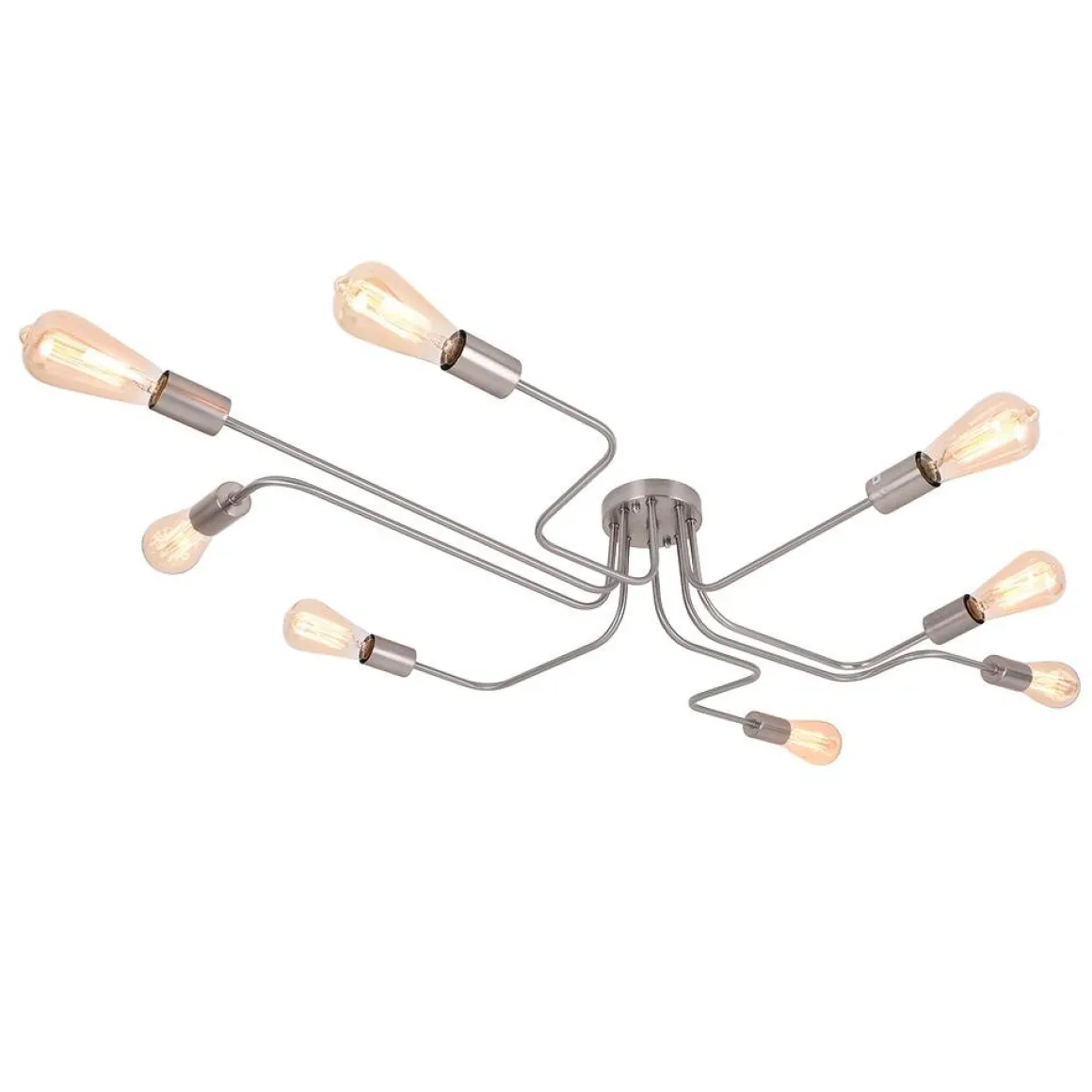 Modern Industrial Semi Flush Sputnik Light