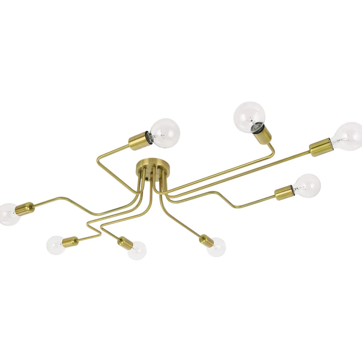 Modern Industrial Semi Flush Sputnik Light