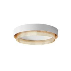 Modern LED Iron Mesh Circular Flush Mount Light