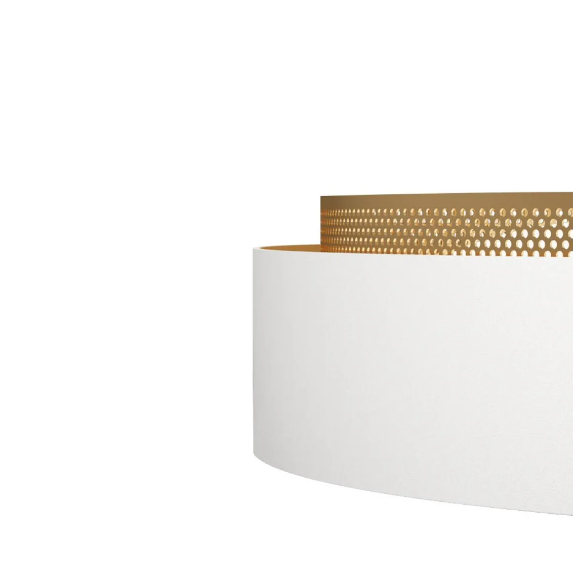 Modern LED Iron Mesh Circular Flush Mount Light