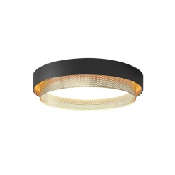 Modern LED Iron Mesh Circular Flush Mount Light