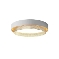 Modern LED Iron Mesh Circular Flush Mount Light