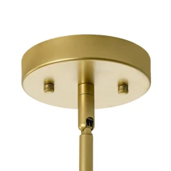 Modern 5-Light Clear Glass Round Sputnik Chandelier