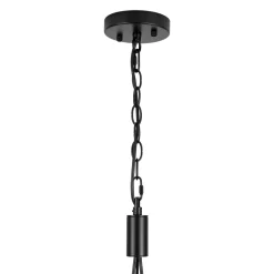 Modern 3-Light Cluster Metal Conical Shade Chandelier