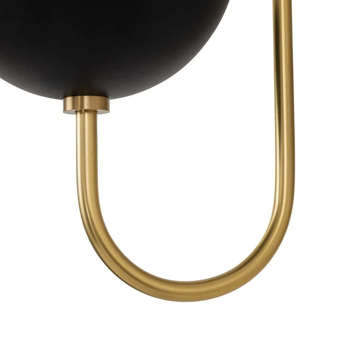 Modern 2-Light Double Goose Arm Globe Wall Sconce