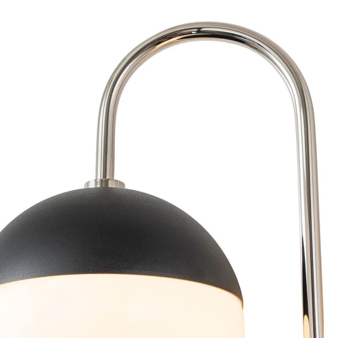 Modern 2-Light Double Goose Arm Globe Wall Sconce