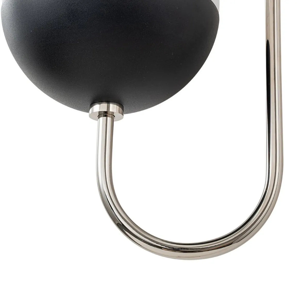Modern 2-Light Double Goose Arm Globe Wall Sconce