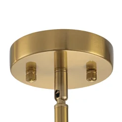 Modern 7-light Hammered Glass Globe Tier Sputnik Chandelier