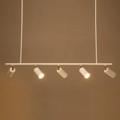Modern 5-light Island Linear Track Light