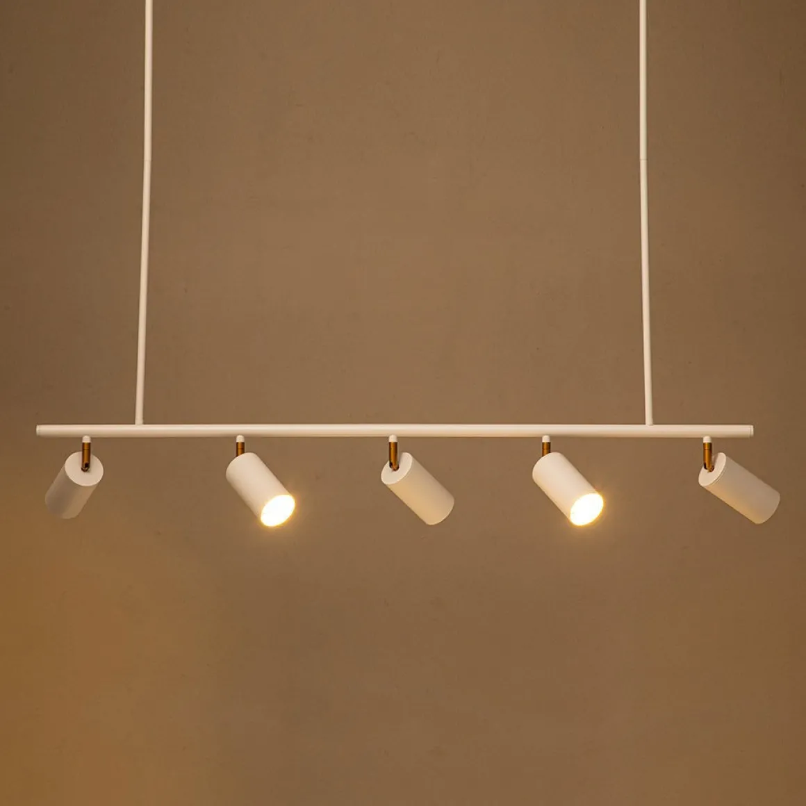 Modern 5-light Island Linear Track Light
