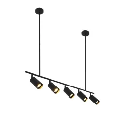 Modern 5-light Island Linear Track Light