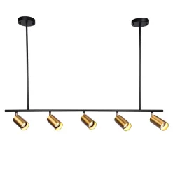 Modern 5-light Island Linear Track Light