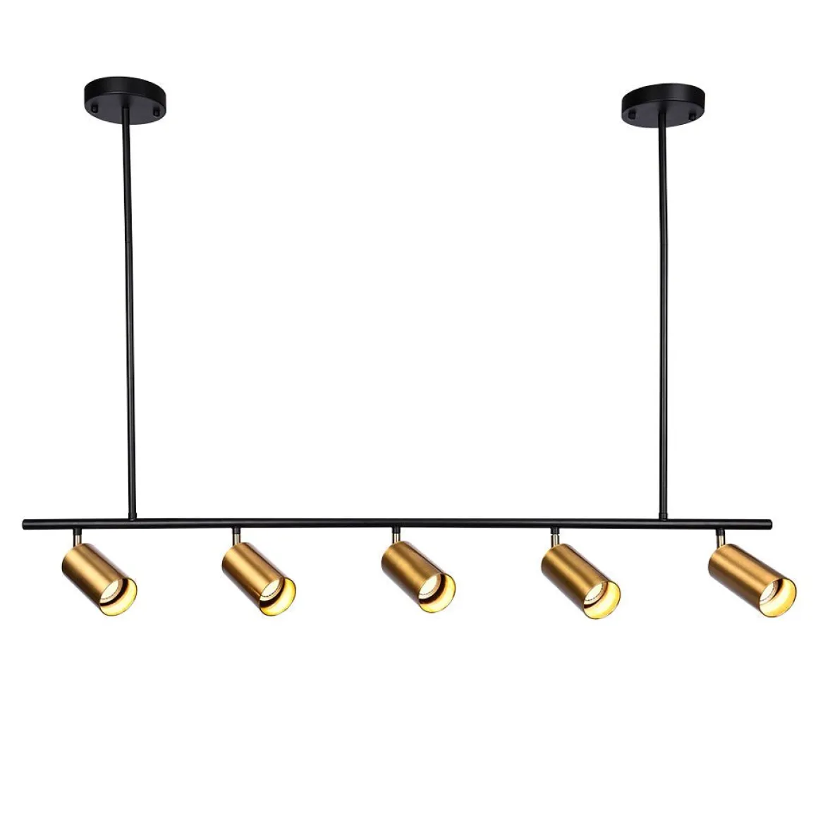 Modern 5-light Island Linear Track Light