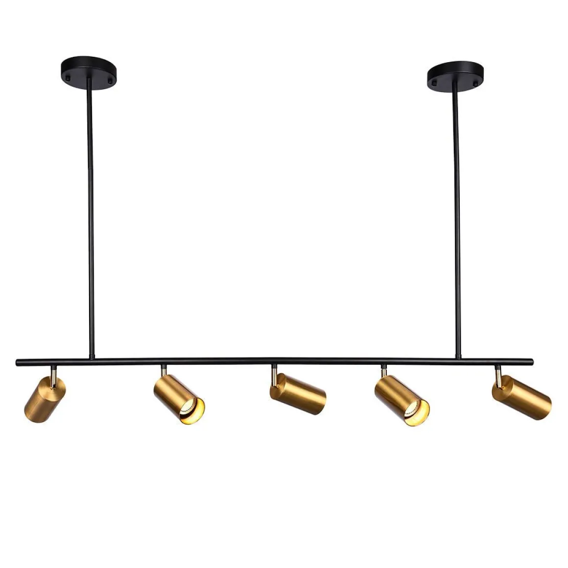 Modern 5-light Island Linear Track Light