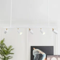 Modern 5-light Island Linear Track Light