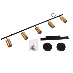 Modern 5-light Island Linear Track Light