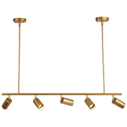 Modern 5-light Island Linear Track Light