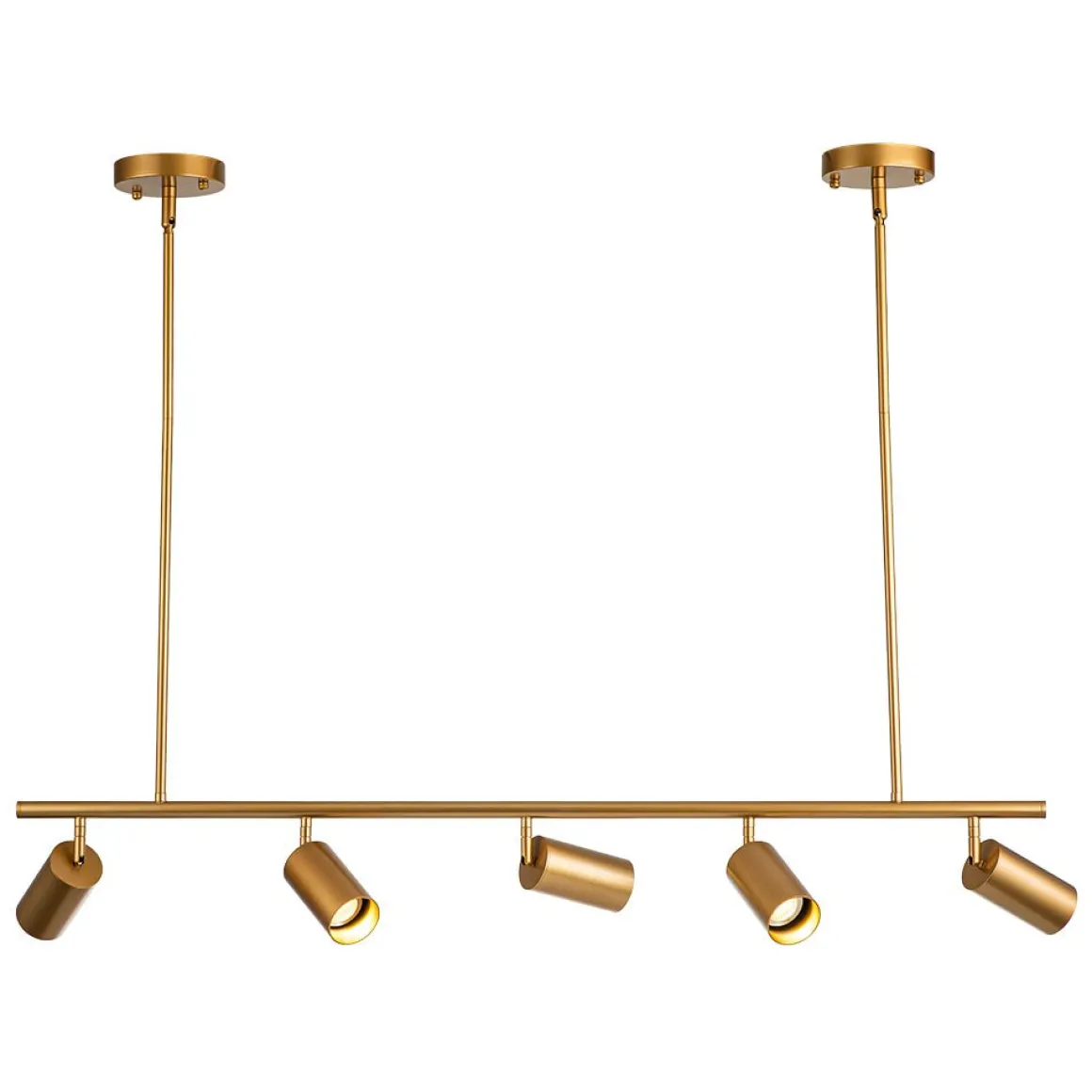 Modern 5-light Island Linear Track Light