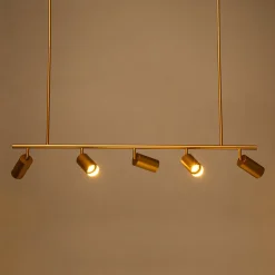 Modern 5-light Island Linear Track Light