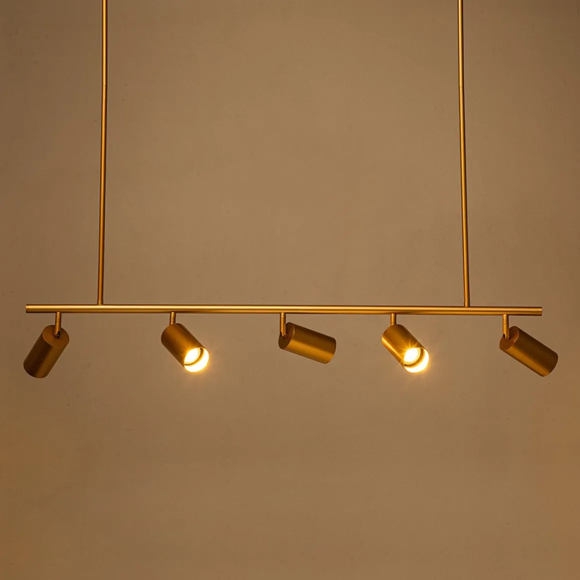 Modern 5-light Island Linear Track Light