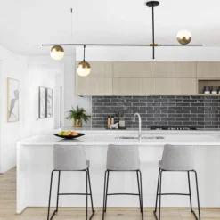 Modern 3-light Linear Island Lighting