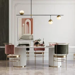 Modern 3-light Linear Island Lighting