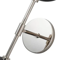 Modern 2-Light Opal Glass Globe Wall Sconce