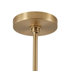 Modern Linen Conical Drum Cage Pendant Light