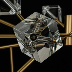 Modern Mid-century Glam Branch Crystal Sputnik Chandelier