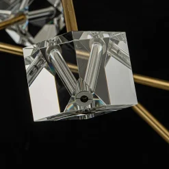 Modern Mid-century Glam Branch Crystal Sputnik Chandelier