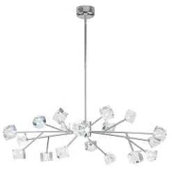 Modern Mid-century Glam Branch Crystal Sputnik Chandelier