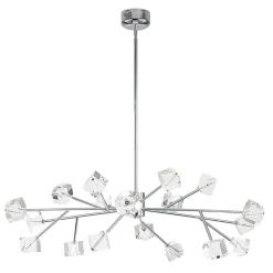 Modern Mid-century Glam Branch Crystal Sputnik Chandelier