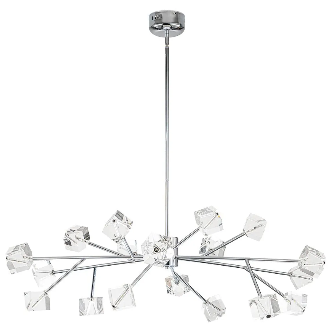 Modern Mid-century Glam Branch Crystal Sputnik Chandelier