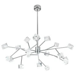 Modern Mid-century Glam Branch Crystal Sputnik Chandelier