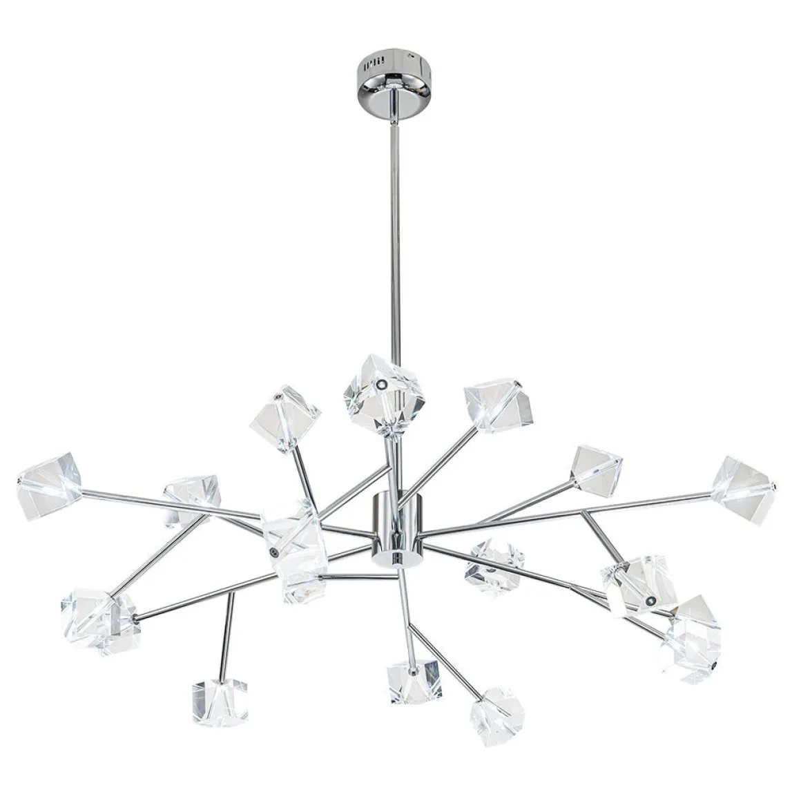Modern Mid-century Glam Branch Crystal Sputnik Chandelier