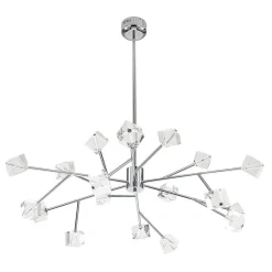 Modern Mid-century Glam Branch Crystal Sputnik Chandelier