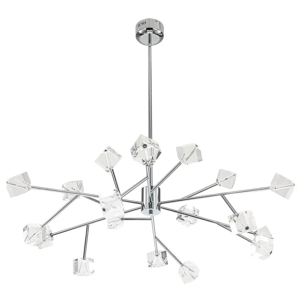 Modern Mid-century Glam Branch Crystal Sputnik Chandelier