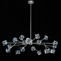 Modern Mid-century Glam Branch Crystal Sputnik Chandelier