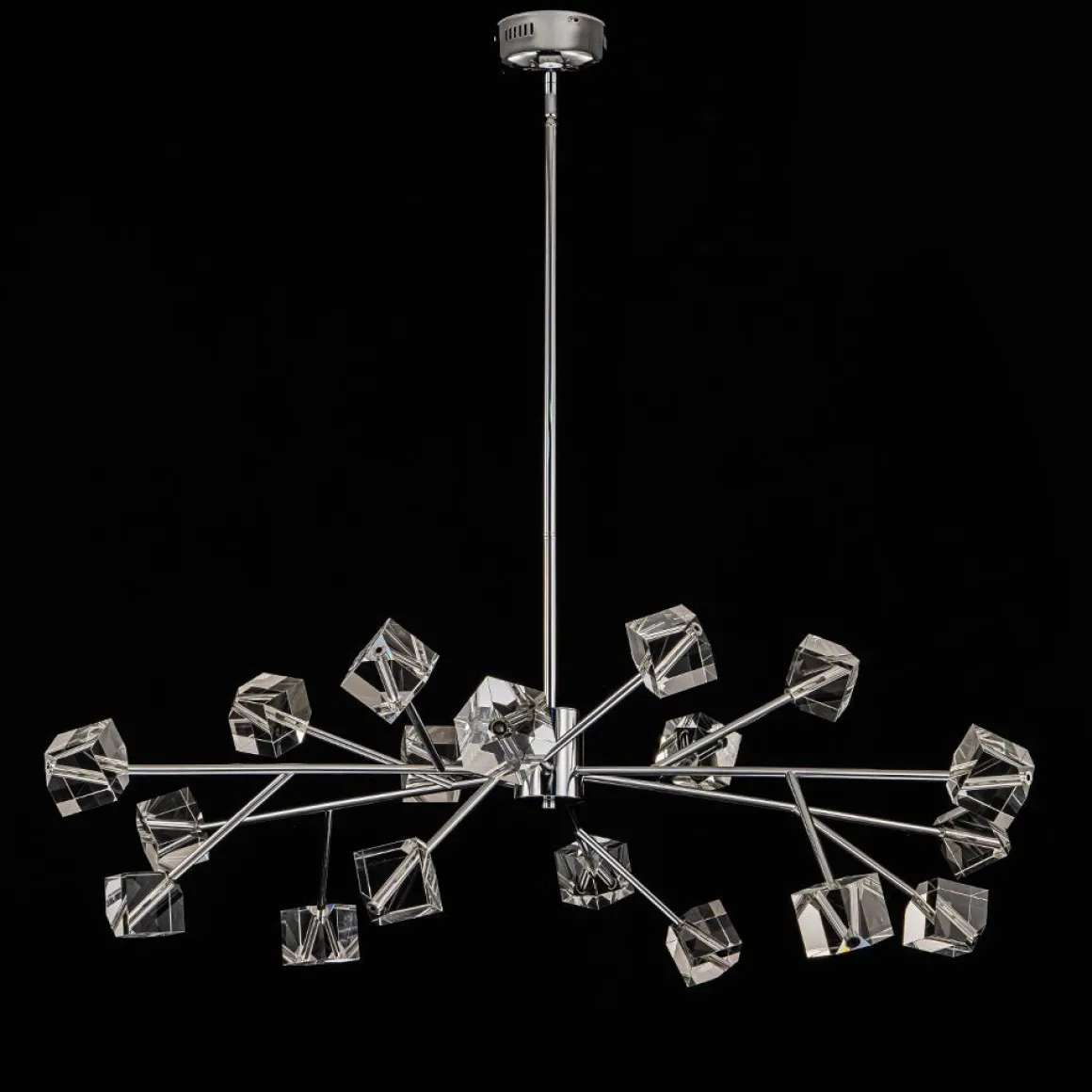 Modern Mid-century Glam Branch Crystal Sputnik Chandelier