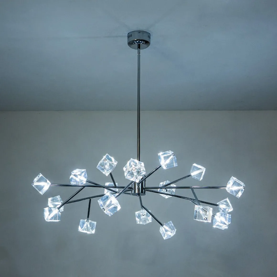 Modern Mid-century Glam Branch Crystal Sputnik Chandelier