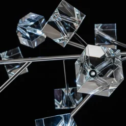 Modern Mid-century Glam Branch Crystal Sputnik Chandelier